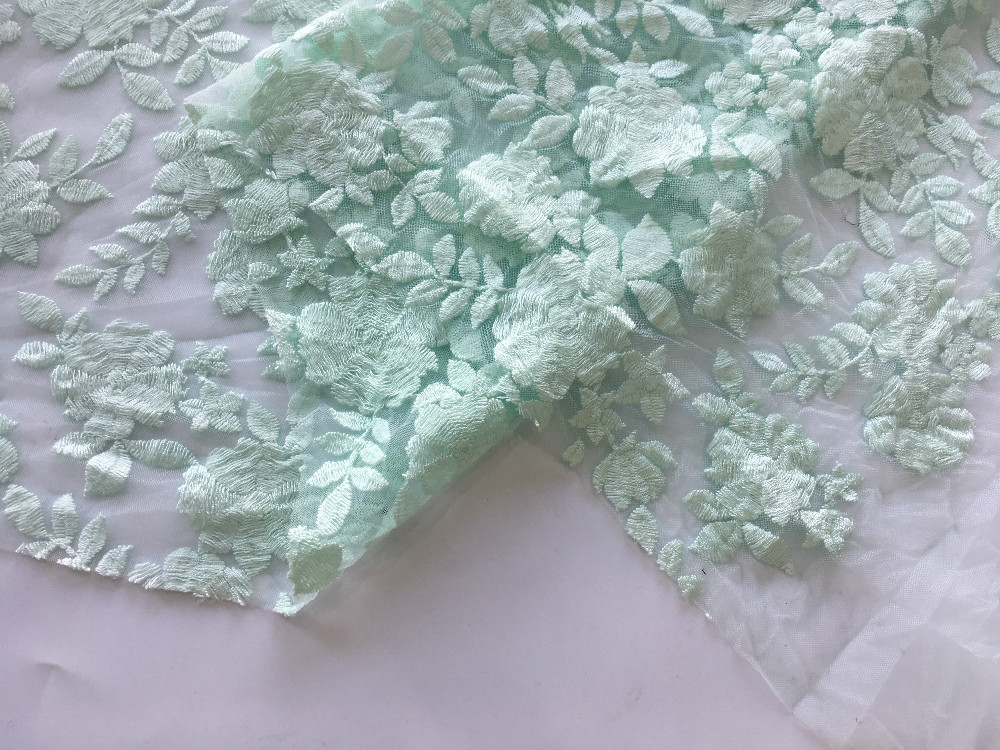 Nylon Mesh Embroidery Fabric