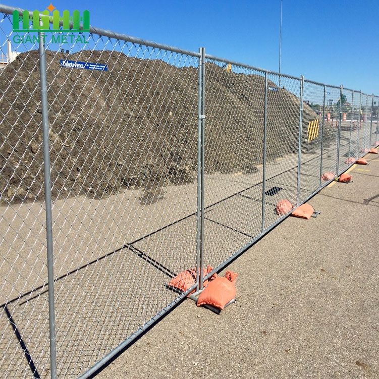 Durable Galvanised Portable Chain Link Fencing