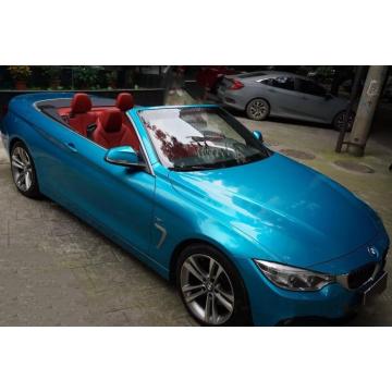 Gloss metallic cyan PVC color change gloss vinyl wrap