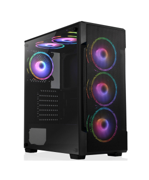 Blue LED 1080PCS 7 slots Computer machine box