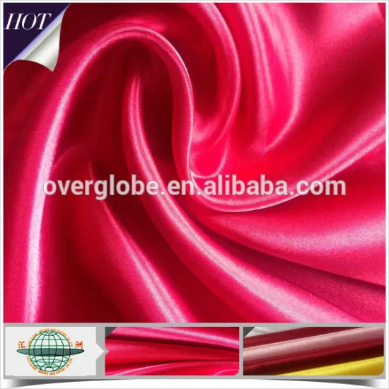 Hot sale 100% Polyr Dyed Satin Charmeuse China Supplier