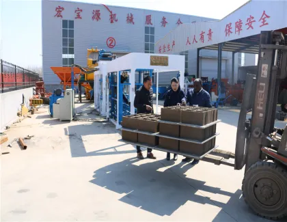 Qunfeng Concrete Block Machine in Uganda