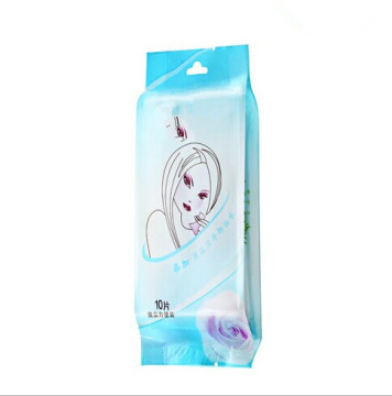 Single Package Facial Cleaning Wet Wipes with Aloe Vera