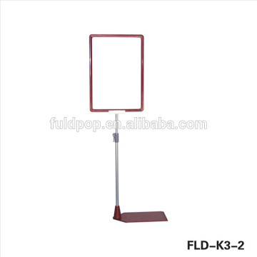 FLD-k3 Customized new design ABS pop sign holder display