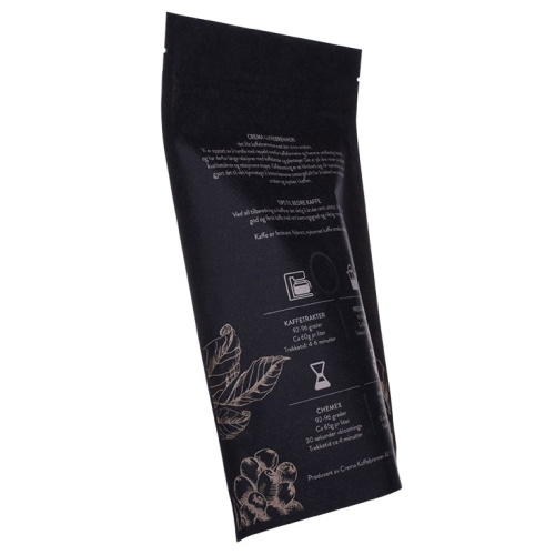 Eco-friendly Kraft Coffee Bags 12oz Stand up Pouch