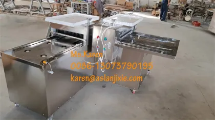 Milk Nougat Candy Cutting Machine - Nuts Nougat Cube Cutter