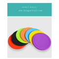 Pet toy rubber frisbee