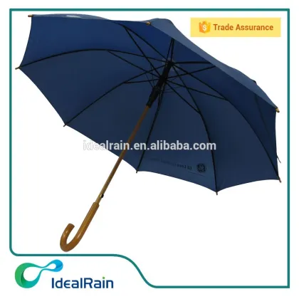 fashion wooden promotion straight blunt umbrella