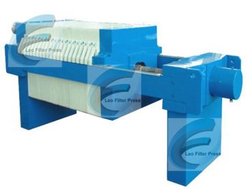 Manual Filter Press Operation with Hydraulic Pump by Leo Filter Press - Manufacturer from China