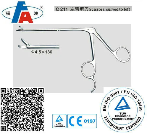 Orthopedic scissors, orthopedic instruments