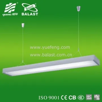 Pendant fluorescent light fixture covers