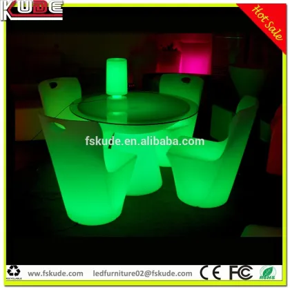 LED illuminous beautiful furniture table decorations home decor battery led table decorations office table decoration