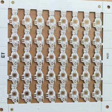 ENIG PCB with 0.4mm thickness  white solder
