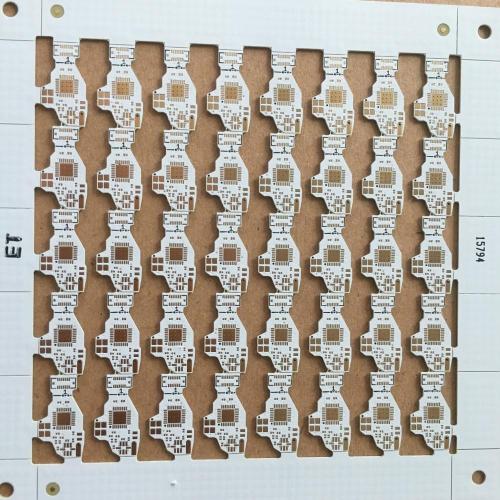 ENIG PCB with 0.4mm thickness white solder