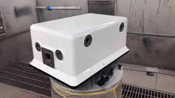Detection robot carbon fiber shell