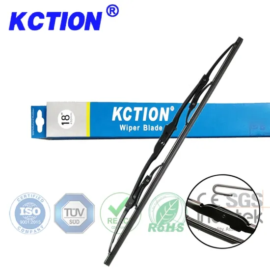 Universal High-Value Metal Frame Windshield Wiper Blades with U/J Hook
