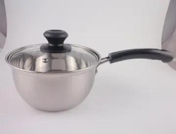 Stainless Steel Milk Pot with Long Handle