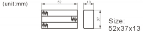 FBCB1161-1 battery holder