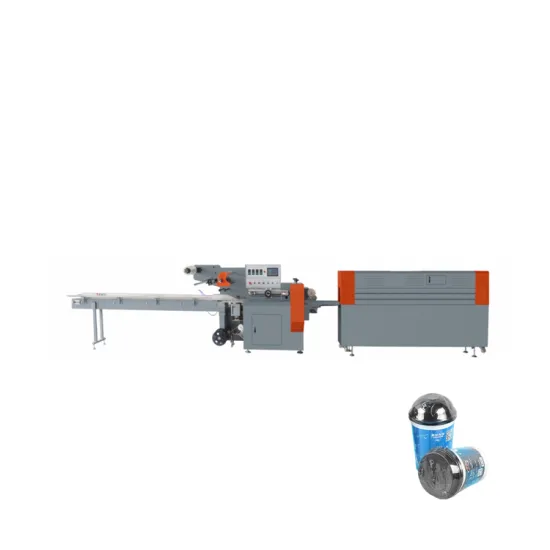 Automatic Heat Shrink Packing Machine for Food Packaging with Plastic Film Tunnel
