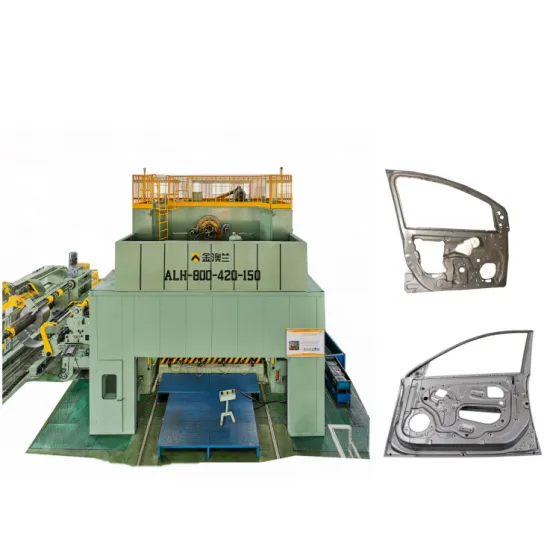 Double Crank Straight Side Power Press Machine for Automotive Car Door Frame Stamping