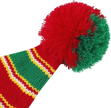 pom pom red hat custom winter warm christmas hat