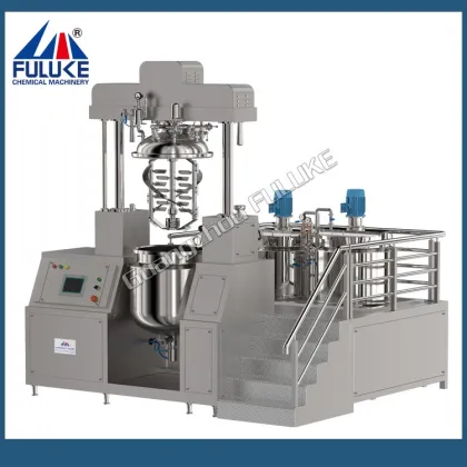 1000L Fixed Vacuum Emulsifier Machine: Turbo Emulsifier & Homogenizer