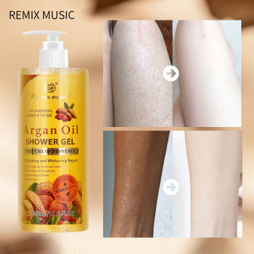 OEM Factory Wholesale 500ML Ginger Moisturizing Retinol Vitamin C Natural Brightening Korean Shower Gel