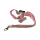 Pink Polyester Lanyard with Zinc alloy spring clip