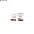 5.38-8.17GHz Waveguide Bend Pressure Window