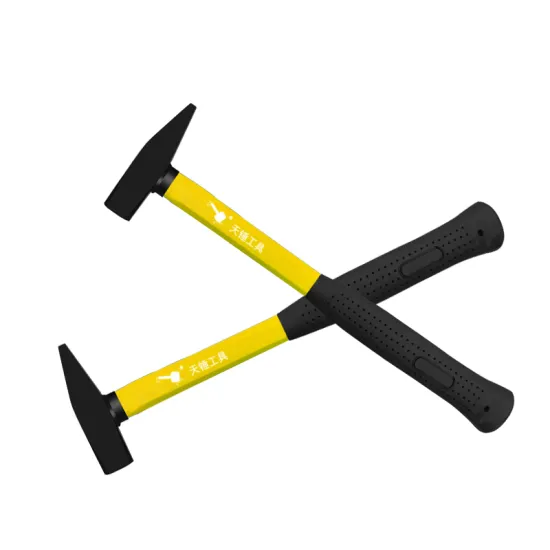 Professional Machinist Hammer: 800g Household Fitter's Chipping Hammer with High-Quality Hardware and Durable Double Color Fiberglass Handle