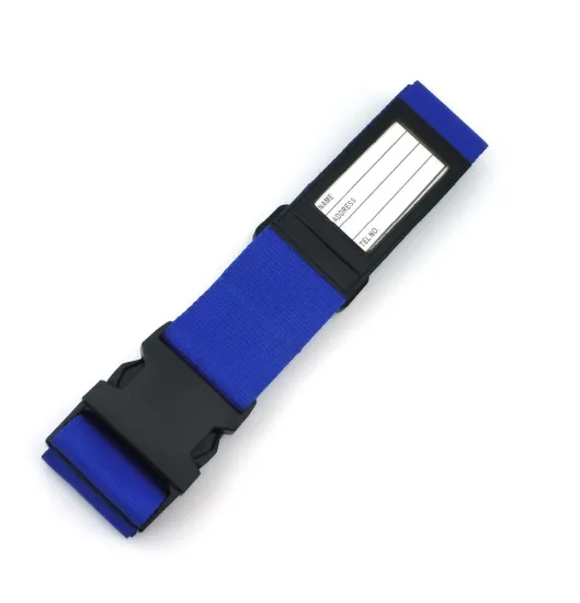 Personalised lockable luggage straps/canvas luggage strap/baggage strap