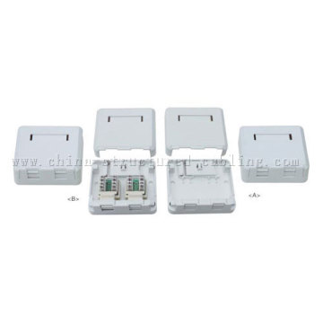 Rj45 Surface Mount Box Without Keystone Jacks