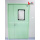 Hermetic airtight operating sliding hospital door