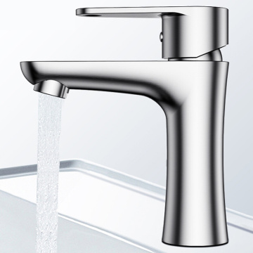 Modern 304 Stainless Steel Hot Cold Basin Faucet