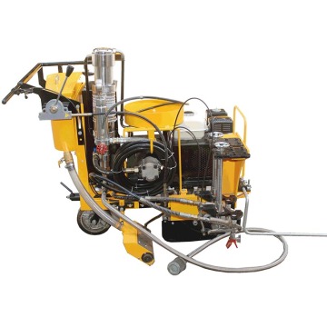 Machine de marquage de la route thermoplastique: applicateur de ligne de fusion à chaud et outil de retrait pour les surfaces en béton