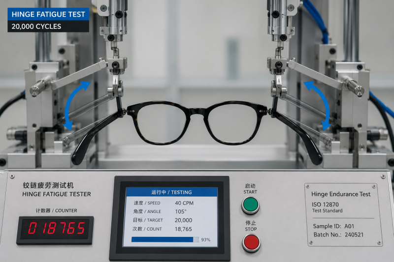 Hinge fatigue tester