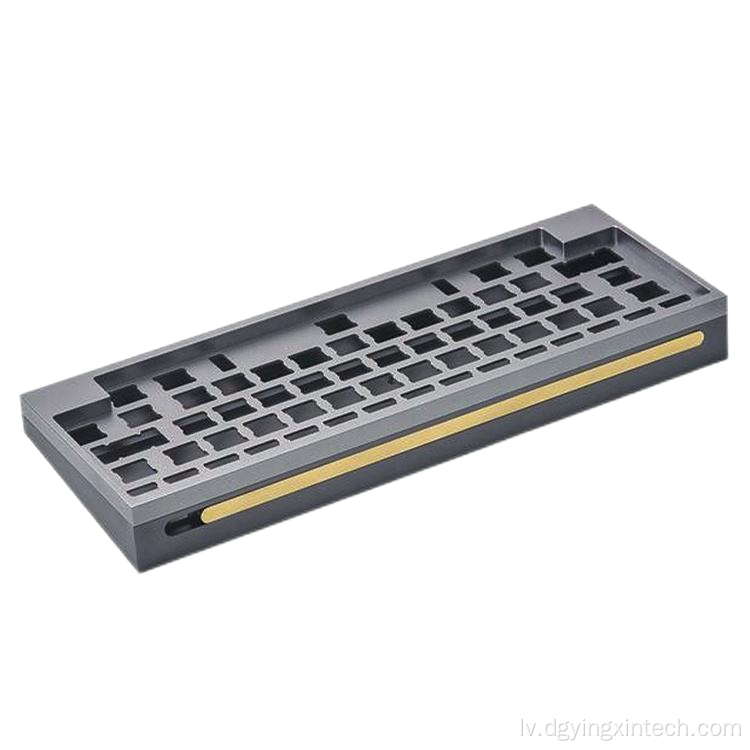 5 AXIS apstrādes mehāniskā tastatūra anodēta alumīnija plāksne