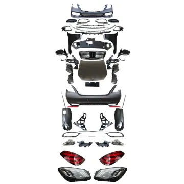 Mercedes-Benz W221 Body Kit Upgrade to W222 Maybach Model with Headlights and Taillights