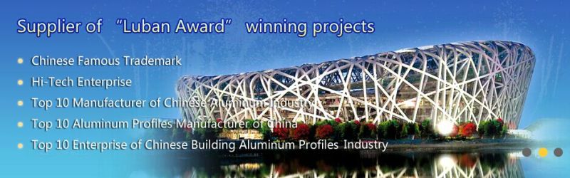 Aluminum Glass Curtain Wall Profile for Construction