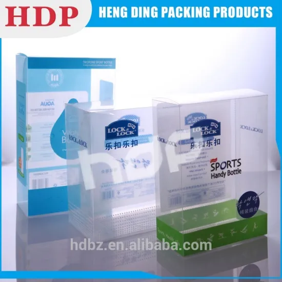 eco-friendly clear plastic food packaging box with delicate pattern                        
                                                                                Supplier's Choice