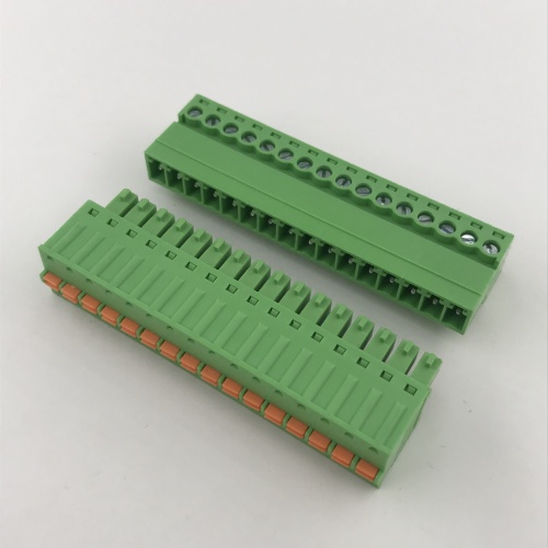 16 pin spring male to female terminal block