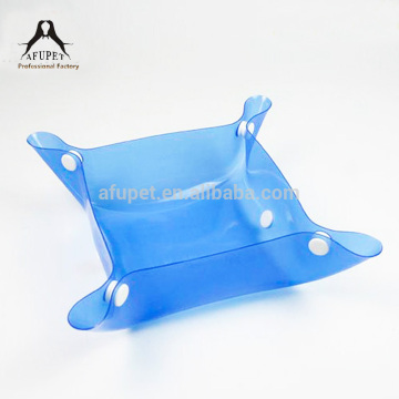 plastic button portable pet folding bowl pet travel bowl wholesale