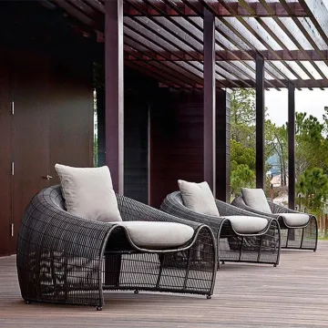 Factory Price PE Rattan Outdoor Garden Sofa Sets