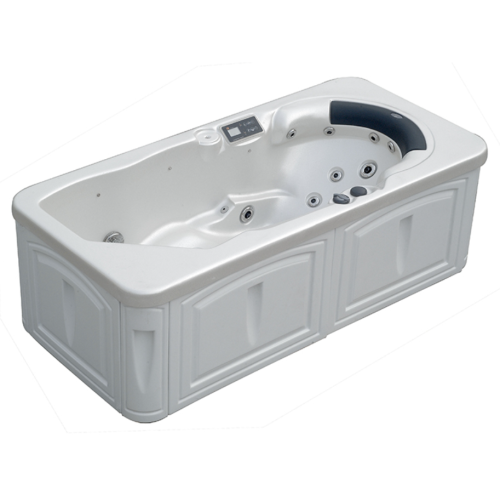 Backyard ao ar livre jacuzzi hidromassagem wi -fi controle quente venda acrílica fria leve banheira de hidromassagem spa