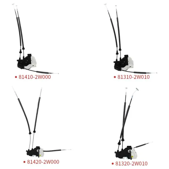 High Performance Car Door Lock Actuator Replacement Parts for Hyundai Santa Fe: OEM Models 81310-2W010, 81320-2W010, 81310-2W010, 81410-2W000