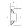 Rostfritt stål icke-standardlager SG (A304) PCB3207-6