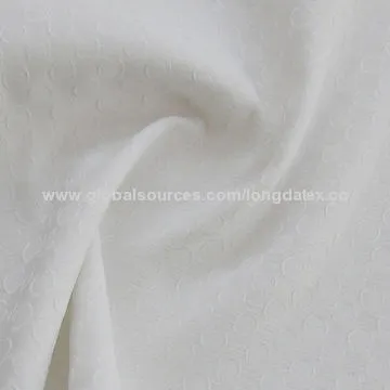 Flame retardant 100% polyester dobby weave fabric
