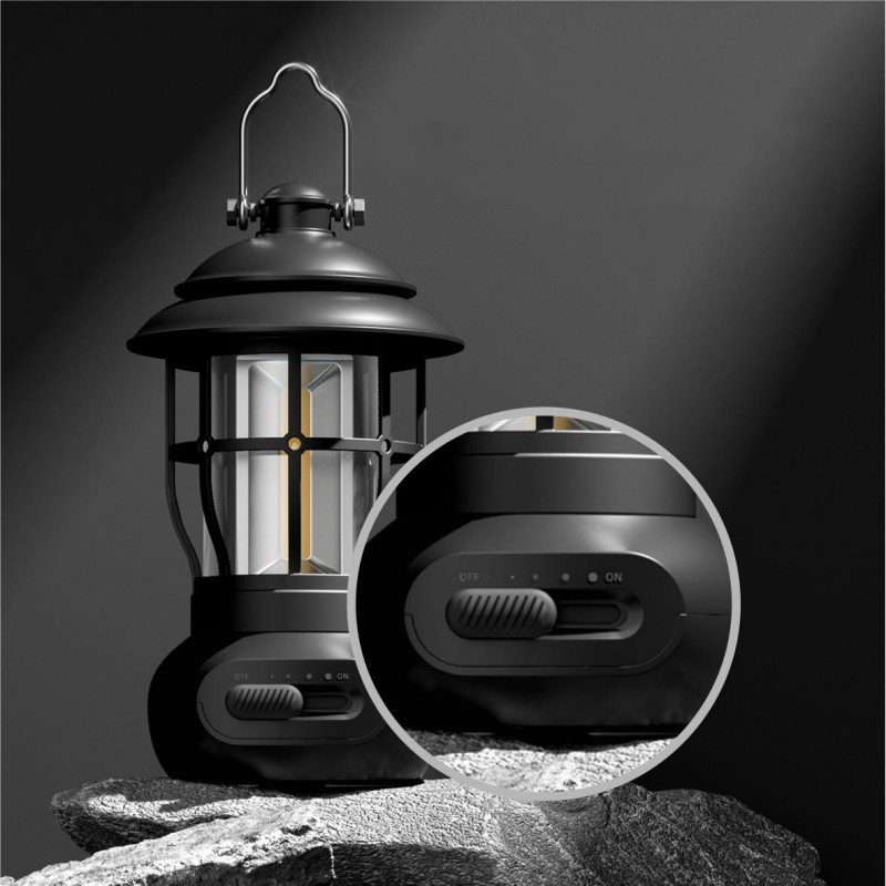 2023 Kambi ya nje ya Kambi ya Kambi Nuru USB Rechargeable Hema Camp Light