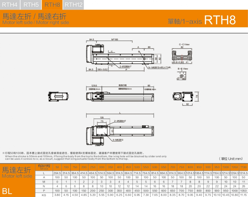 Belt Driven Linear Guides