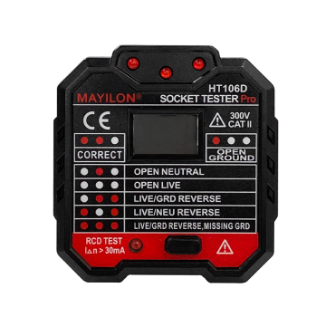 Cheap GFCI RCD Socket Outlet Tester for 110V and 220V